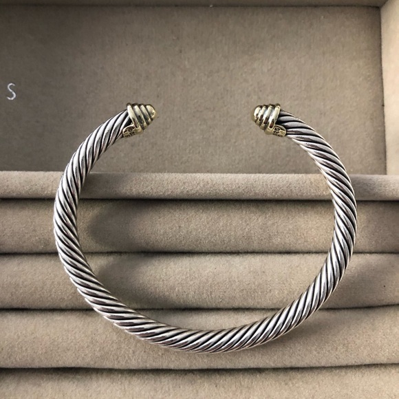 David Yurman Jewelry - David Yurman Cable Classic 5mm Bracelet Gold M